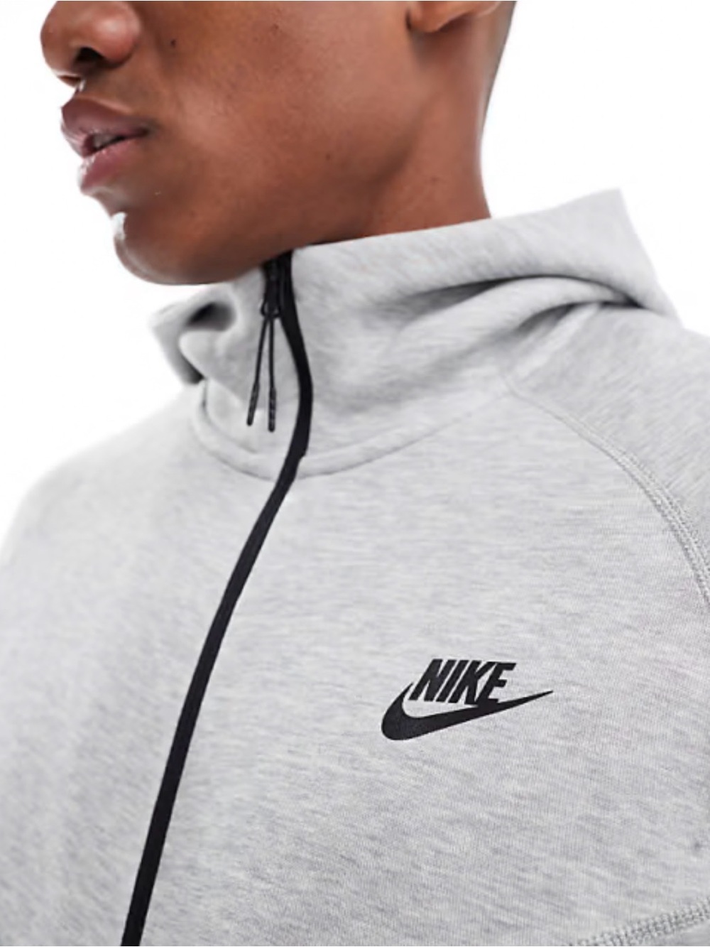 Nike Tech Fleece Full-Zip Hoodie Grey Size Small EUC